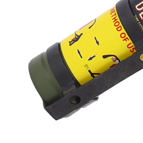 Green Mini Fire Extinguisher Scale Accessory for RC Cars Axial SCX10 WPL MN Series detailed close-up view.