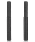 Two Pack Golf Club Shaft Extension Rods For Wood Putters, Carbon Fiber Putter Extenders, black color, standing upright