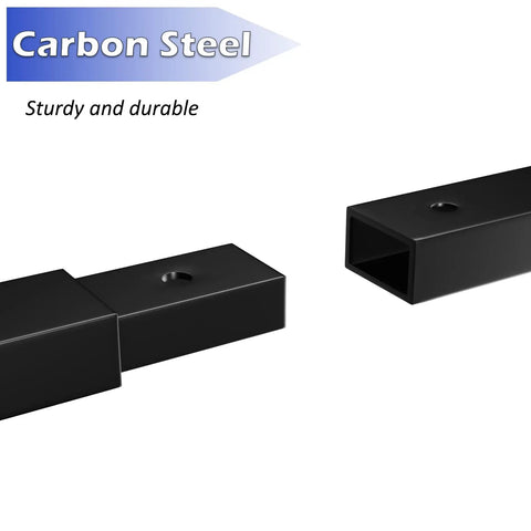 Close-up of carbon steel components for Heavy Duty Skateboard Wall Mount Rack For Your Rad Longboard And Snowboard Stash.