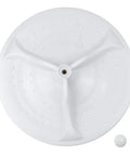 Washer Wash Plate Replacement For Front Load Washers Durable White Part W10752283 top view with white ball accessory