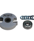 Divided Light Door Kit With Rail And Stile Bits Set shown with carbide tip heavy duty router bits and assembly accessories