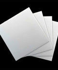 Stack of Nonstick PTFE Sheet 200x200mm, 3-8mm Thick, beefy high heat and chemical resistant board, ideal for gaskets and machinery.