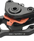 Universal Mechanical Disc Brake Set Built Tight For Sick Stopping Control On Mountain Road Folding Electric Bikes Front Rear Caliper System One Pair Black close-up