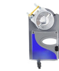 Heavy Duty Motorized Damper Actuators For Hvac Air Flow Regulation Featuring Hella Reliable Switching Control And No Sweat Mounting For Everyday Use, close-up of actuator with durable housing.