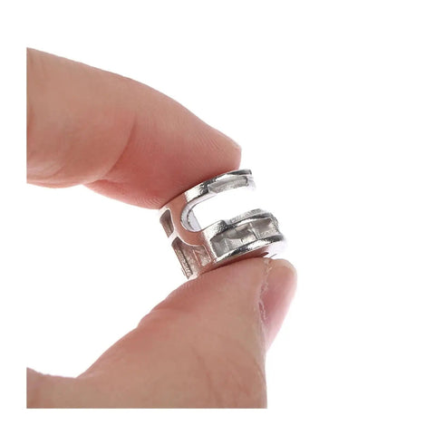 Close-up of zinc alloy cam nut for 10 Pcs Thickening Three In One Connector Eccentric Wheel Hardware For Furniture And Cabinets