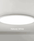 32 Inch Slim Oval Led Ceiling Light Fixture 50W Ultra Bright 3500 Lumen Dimmable Adjustable Color Temperature 2700K 4000K