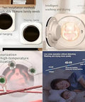 Mini Portable Washer And Dryer Combo, 3.5L Ridiculously Compact Laundry Machine For Travel Dorm Rv, installation options and operation features.
