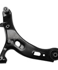 2 Front Lower Control Arms With Ball Joints Kit For 2010 To 2014 Subaru Outback And Legacy, black steel arm