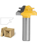 Get Your 45 Degree Router Bit For Woodworking Projects That Rock, Premium Cemented Carbide Mortise And Tenon Knife With Durable Cutter Design Built Heavy Duty For Sharp Milling Tasks Every Time, yellow carbide router bit with round shank.
