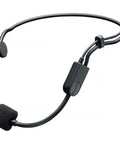 PGA31-TQG Wireless Headworn Condenser Microphone With Cardioid Pattern, Secure Gooseneck Headset Fit, Detailed Crisp Vocals, Noise Rejection, High Gain Before Feedback, Gig-Ready For Live Performances And Speaking Gigs. Black headworn condenser mic with gooseneck boom.