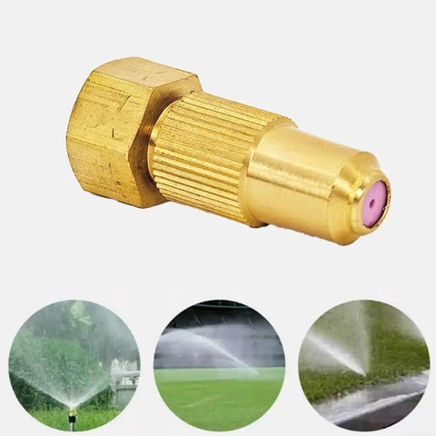 Copper Agricultural Spray Nozzle With Adjustable Direct Spray For Precise Irrigation And Efficient Crop Spraying Applications 1.2 Hole Orifice High Pressure Farm Tool Built For Real World Field Use, showing copper detail.