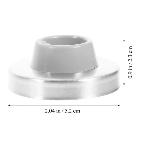 Beefy Heavy Duty Wall Door Stoppers 3 Pack Stainless Steel With Silver Rubber Cushion Concave Door Bumpers dimensions
