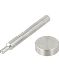 Heavy Duty Steel Double Cap Rivet Setting Tool Kit With 6Mm 8Mm 10mm Punch And Install Kit For Button Fasteners, Easy Hand Operated Riveter, steel punch and base plate