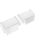 Premium Heavy Duty Adjustable Woodworking Featherboard Keeps Hands Safe On Table Saws And Router Tables Rock Solid Locking Grip For Band Saws - White