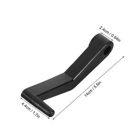 Dead Nuts Accurate Tire Balancing Ruler Crank Handles Built Different With Soft Touch Polymer Grips For Wheel Tech Teams And Local Mechanic Shops Straight Up Diagnostic Gear That Gets The Job Done Right, black polymer crank handle measuring 14cm.