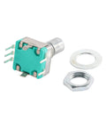 EC11 Rotary Encoder Switch Set 10 Pack 15mm Digital Potentiometer with 5 Pins D Shaft Nut and Washer Included for DIY Projects