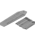 Super Cool Miniature Tap And Die Set Tool For Jewelry Making Or Watch Repair That Handles Tiny 0.7 To 2mm Metal Threads With Serious Precision And Ease., gray metal set with tap plate and micro taps for jewelry and watch repair