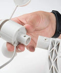 Hand assembling All In One Weather Meter Kit For DIY Weather Station With Analog Wind Vane and Cup Anemometer components