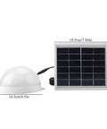 JUDYSSY Led Solar Flood Light,Two-Color Remote Ligent Timing Bright Solar Garden Light with solar panel and outdoor lamp.
