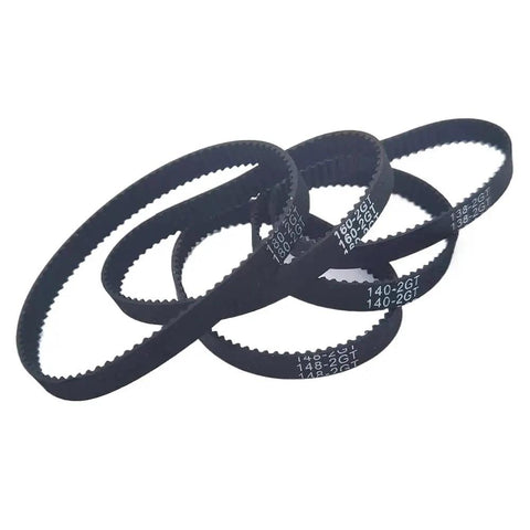 6mm 2GT Timing Belt, a heavy duty workhorse power transmission belt for cars and industrial gear, shown coiled with visible labeling