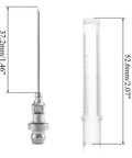Bearing Grease Injector Needle Nozzle Dispenser Kit with 90 Degree Adapter and Narrow Needle for Sealed CV Joints