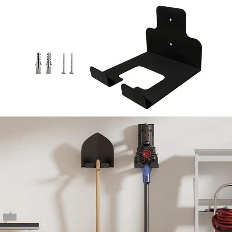 Sturdy Iron Tool Organizer With Anti Scratch Cradle For Weed Eater And Leaf Blower Handheld Tools in orange finish wall mounted view