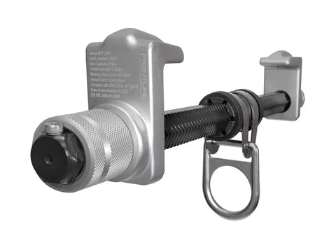 Lightweight Aluminum I Beam Slider Anchor For Easy Fall Protection No Tools Install Adjustable Turn Locking Adjusters Nylon