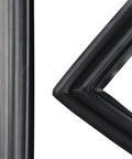 Close-up of black rubber gasket for Premium Refrigerator Door Gasket Replacement For WR24X10184 Fridge Seal That Fits Like A Glove
