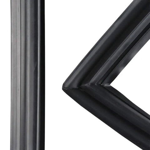 Close-up of black rubber gasket for Premium Refrigerator Door Gasket Replacement For WR24X10184 Fridge Seal That Fits Like A Glove