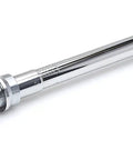 Beefy 3/8 Inch Drive Micrometer Torque Wrench With Teardrop Head, Adjustable 10 To 100 Ft-Lbs, black grip handle, chrome finish