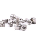 510Pcs M3 M4 M5 Stainless Steel Hex Socket Head Cap Bolts Screws Nuts Set In 304 Stainless Steel for DIY projects, shown loose