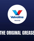 Valvoline logo with text 'The Original Grease', Multi Purpose Moly Grease For Bearings And Industrial Equipment EP Lithium Complex Water And Heat Resistant 2 Cartridges Heavy Duty Beefy Lubricant For Ball Joints U Joints Pivot Points Chassis Fittings And More visible