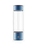Blue 460ml Hydrogen Rich Water Bottle On The Go With 1200-1600PPB Concentration In Just 3 Minutes, portable ionizer and generator