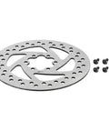 145mm Six Bolt Disc Brake Rotor For Road And Mountain Bikes And Electric Scooter Models with screws, stainless steel design