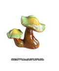 Hella Cute Mushroom Toilet Bolt Caps With Porcelain Screw Covers For Bathroom Decor, ceramic mushrooms, 11*7*9.2cm size.