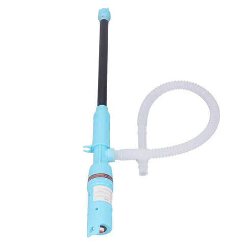 Portable Electric Transfer Pump DC12V Handheld Fuel Pump For Gasoline And Light Oils Vehicle Mounted Siphon Style With Hose ABS Compact Design For Outdoor Use Workhorse Delivers Seven To Eight Liters Per Minute Flow For Fast Liquid Transfers., blue handheld pump with hose