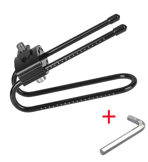 Bike Seat Shock Absorber And Saddle Suspension For Mtb And Road Bikes, Adjustable Riding Position With Side Digital Scales, Heavy Duty Alloy