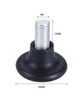 Screw On Furniture Glide Leveling Foot Set Adjustable Desk And Table Leg Levelers M6 And M8 Thread Sizes 10 Pack Rust Resistant Easy Height Adjustment