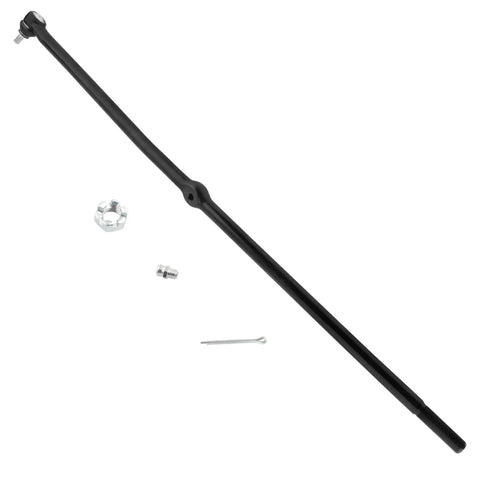 6 Piece Front Inner And Outer Tie Rods And Drag Link Adjusting Sleeves Kit For Dodge Ram 1500 2000 2001 2500 2000 2002 3500 2000 2002 4WD Models Only High Quality Fitment Durable Steel Construction Ready For Quick Install black steel drag link sleeve with hardware