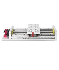 Smooth Operator Cnc Optical Axis Ball Screw Slide Module With Precision Linear Motion Guide Rail Actuator Kit shown in metallic finish.