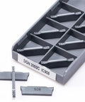 10Pcs DGN2002C IC908 Outer Diameter Cutting Tool For CNC Lathe Built To Last Carbide OD Cutter Kit with Turning Inserts