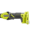 Side view of Cordless PEX Tubing Clamp Tool P660 18 Volt Tool Only Renewed Condition with belt clip attachment visible