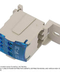 Three Pack Din Rail Distribution Box With Screw Terminal Strip Block For Electrical Wiring Universal Power Junction Box Durable Flame Retardant Shell High Temperature Insulation Quick Mounting And Reliable Connections