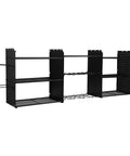 Built Tough Heavy Duty Power Tool Organizer Wall Mount With 3 Layer Metal Rack holds up to 8 cordless drills, 33 lbs per layer, 200 lbs total