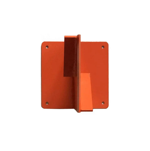 Orange Kindling Splitter For Firewood Quick Splits And Safe Chops Super Handy Portable Hammer Assisted Wood Splitter with bolt holes