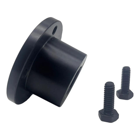 Straight Up Heavy Duty STB Split Taper Bushing 3 4 Inch Bore constructed from gritty carbon steel with accompanying screws.
