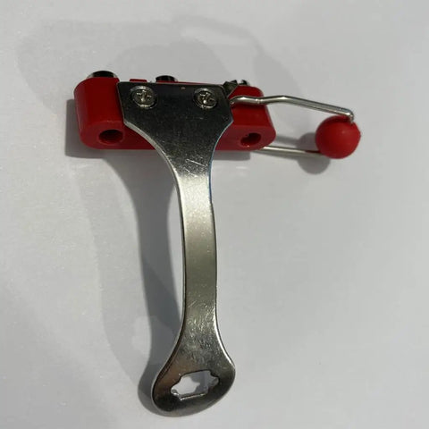 Pro Grade Fencing Epee Socket Replacement Parts For Clubs And Tourneys EF74 Blue metal socket top view