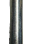 Straight Up Heavy Duty One Piece Rigid Galvanized Conduit Nipple One Point Five By Twelve Inch Full Thread, side view showing full length.