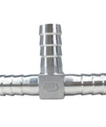 Rugged 304 Stainless Steel Hose Tail Connectors 6mm to 12mm T Type And Y Type Pipe Fitting Tail Connector 50mm Tee