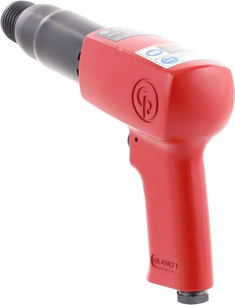 Heavy Duty Air Hammer For Construction And Welding, Pistol Grip Pneumatic Tool with red handle